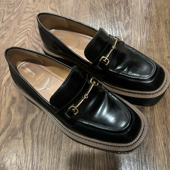 Sam Edelman Black Laurs Loafer Platform Shoes Size 6.5 - Picture 3 of 6